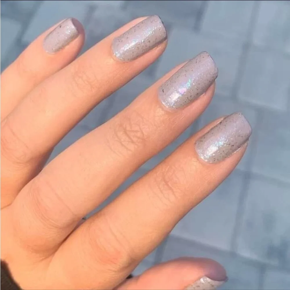 *Retired* Color Street: Into the Crystal Ball | Gray Silver Blue Glitter Fall